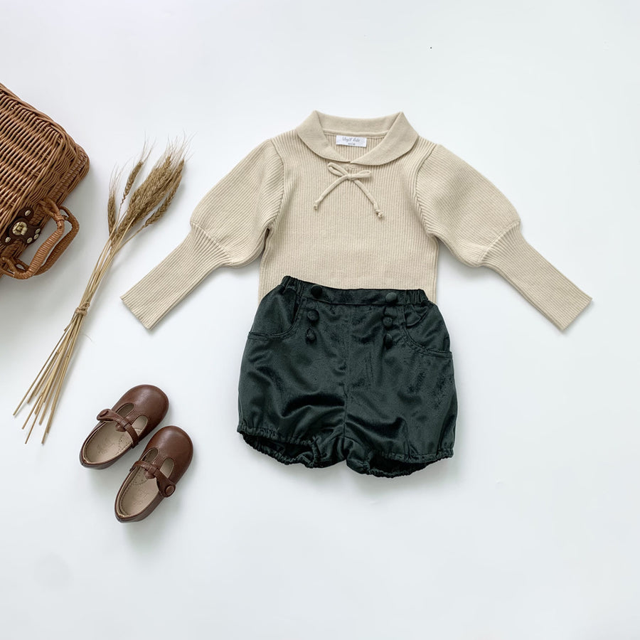 Yulita Knit Top - Beige