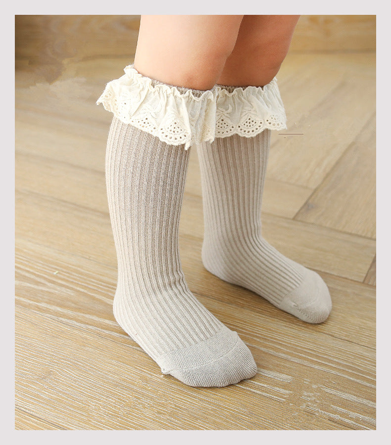 Handmade knee length socks (Pack of 2)