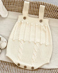 Girls Neutral Knit Set ( Red & White )