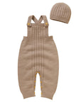 Classic Knit Overalls & Beanie