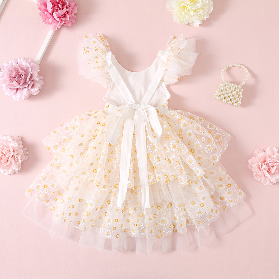 Luxuriöses Daisy-Tutu-Kleid (Auf Bestellung gefertigt)