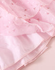 Floral Girls Party Dress - Pink