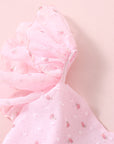 Floral Girls Party Dress - Pink