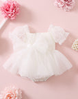 Party Swiss Dot Romper Dress ( pre-order )