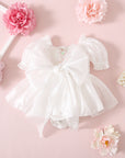 Princess Party Romper - White