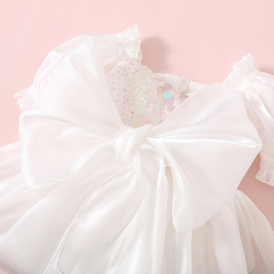 Princess Party Romper - White