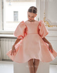 Beatrice Special Occasion Satin Girls Dress