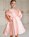 Beatrice Special Occasion Satin Girls Dress