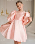 Beatrice Special Occasion Satin Girls Dress