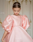 Beatrice Special Occasion Satin Girls Dress