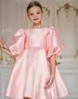 Beatrice Special Occasion Satin Girls Dress