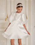 Beatrice Special Occasion Satin Girls Dress