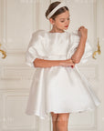 Beatrice Special Occasion Satin Girls Dress