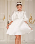 Beatrice Special Occasion Satin Girls Dress