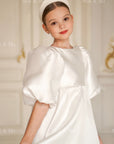 Beatrice Special Occasion Satin Girls Dress