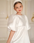 Beatrice Special Occasion Satin Girls Dress