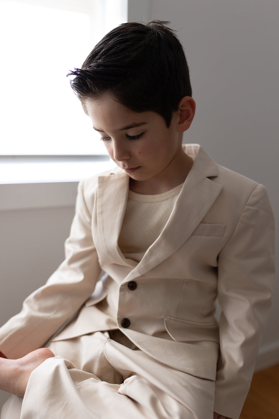 Boys Handmade Luxe Suit Pants