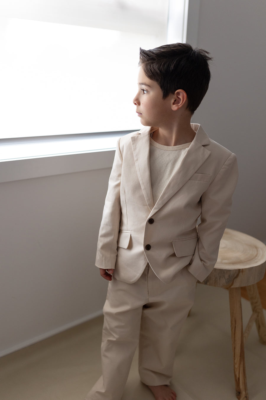 Boys Handmade Luxe Suit Pants