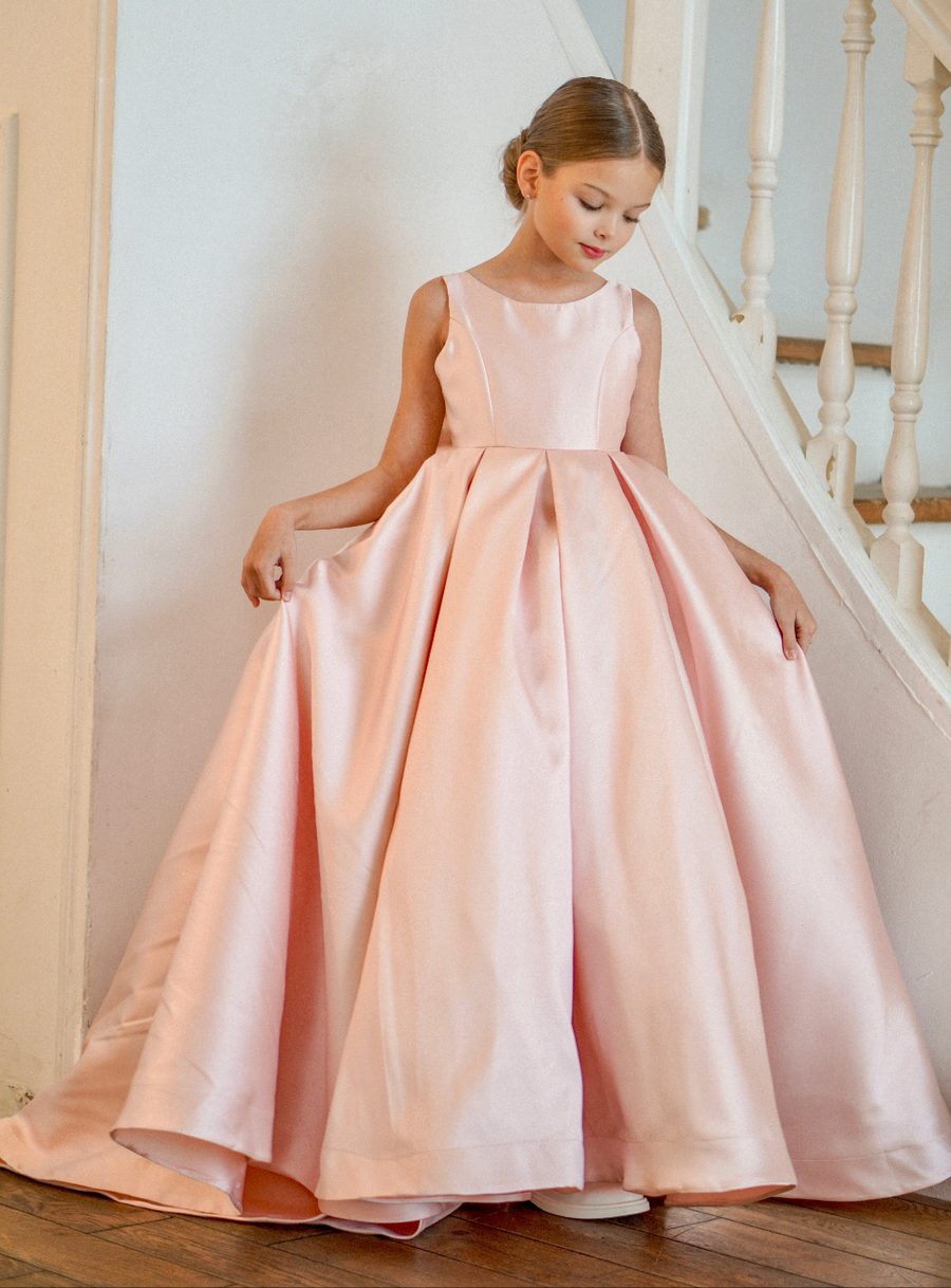 Sophia Mikado Special Occasion Girl Dress (Made to order)