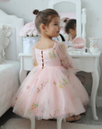 Floral Pink Party Dress