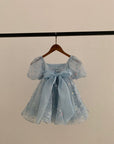 Princess El Luxe Handmade Dress & Hair Bow (Made to order)