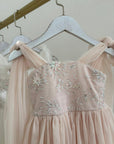 Mik & Me Exclusive - Flora Dress & Hair Clip Soft Pink