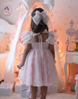 Rose Garden Dress & Hair Bow - Pink