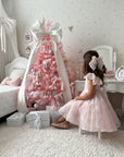 Rose Garden Dress & Hair Bow - Pink