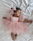 Enchanted Dress & Hair Bow (Made to order)