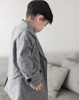 Boys Winter Luxe Coat - Grey