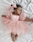 Enchanted Dress & Hair Bow (Made to order)