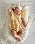 Mik & Me Exclusive Romper - 100% Linen/Organic Cotton (Shipped within 2 days)