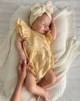 Mik & Me Exclusive Romper - 100% Linen/Organic Cotton (Shipped within 2 days)