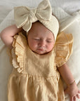 Mik & Me Exclusive Romper - 100% Linen/Organic Cotton (Shipped within 2 days)