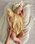 Mik & Me Exclusive Romper - 100% Linen/Organic Cotton (Shipped within 2 days)