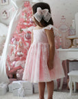 Rose Garden Dress & Hair Bow - Pink