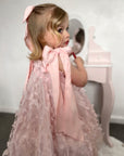 Sophie Butterfly Dress & Hair Bow - Pink (Made to order)